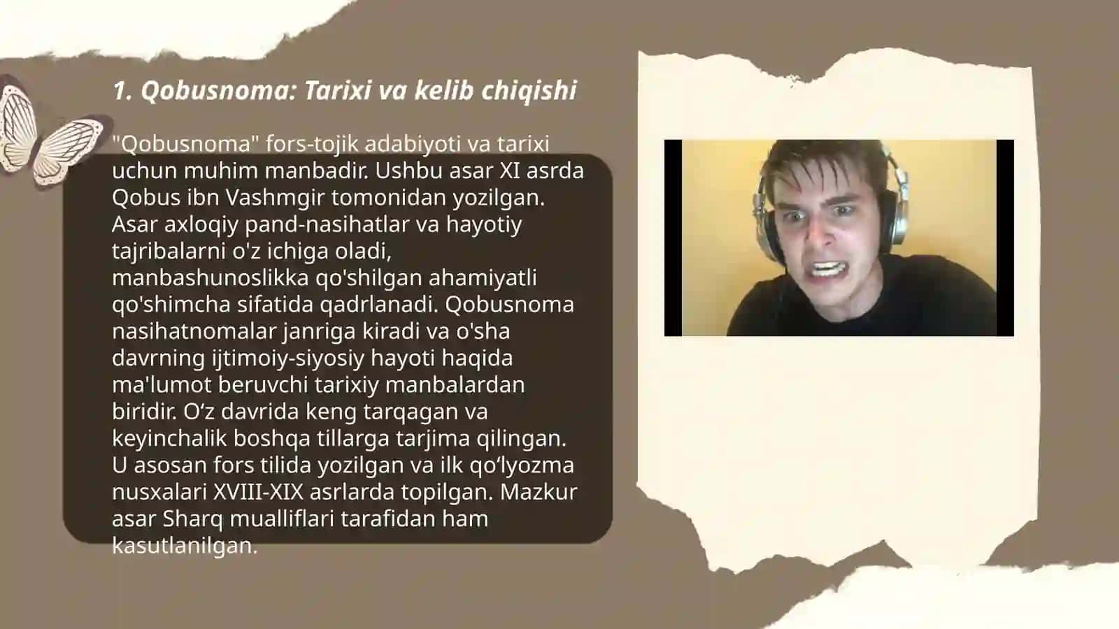 Kaykovusning Qobusnoma asari 3
