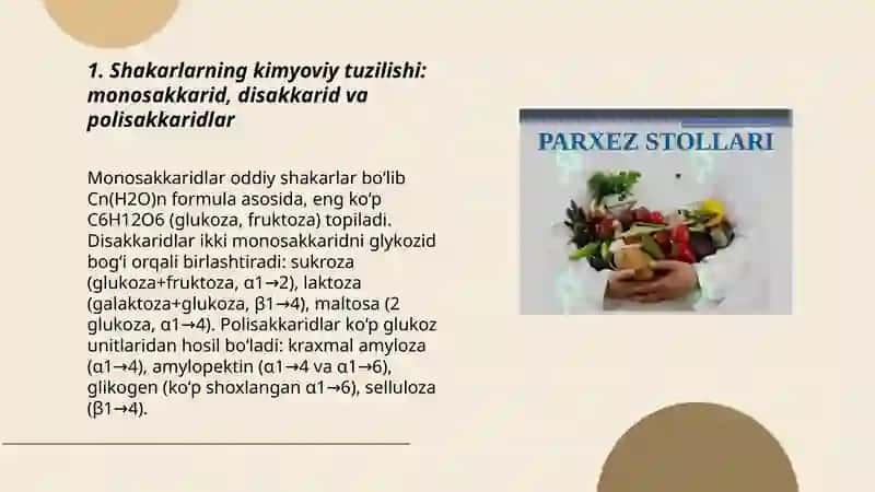 Shakarsiz parhezning kimyoviy asoslari 3
