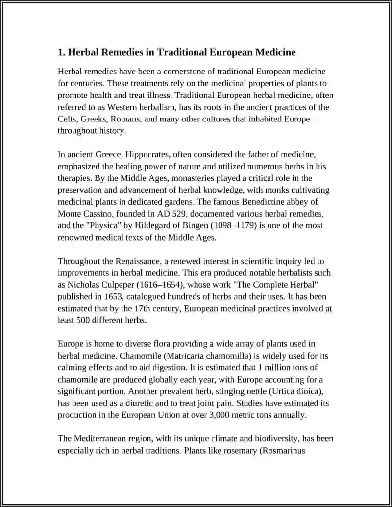 Traditional European Medicine 3