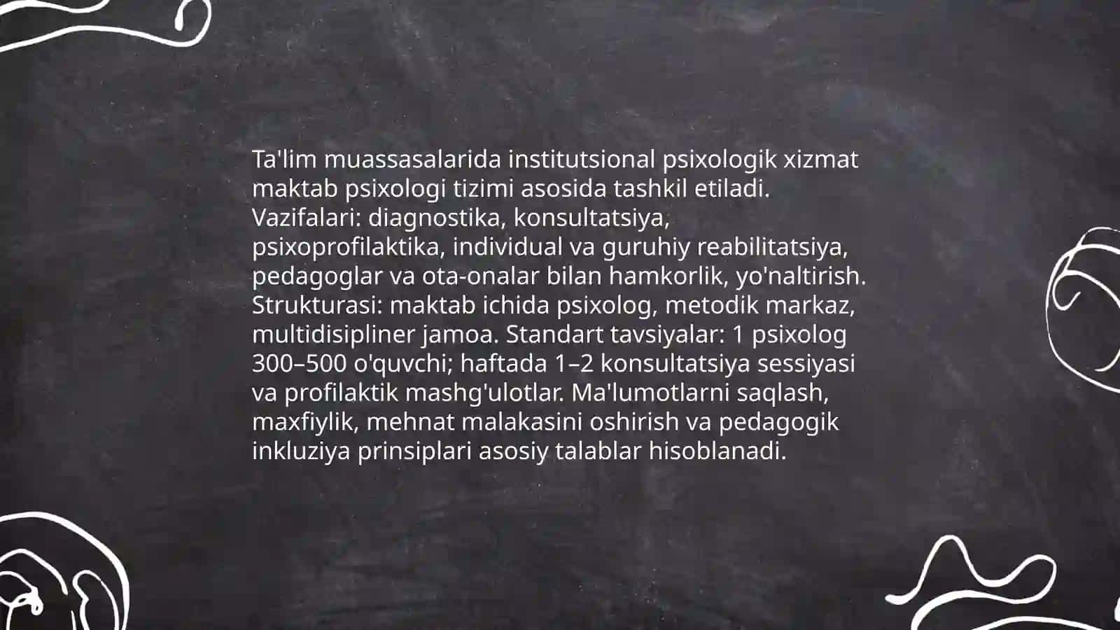 Psixologik xizmatning insitutsioanal modellari 3