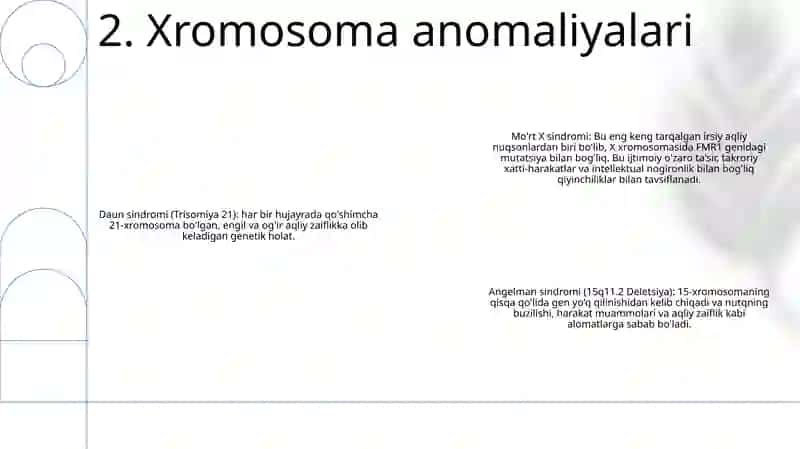 Oligofreniyaning Irsiy Shakllari 3