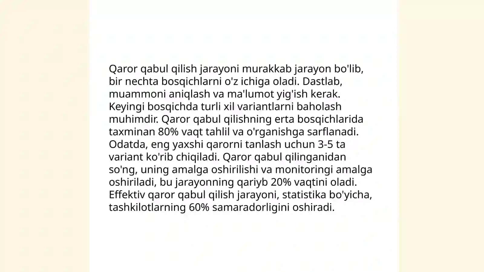 Boshqaruvda qaror qabul qilish 3