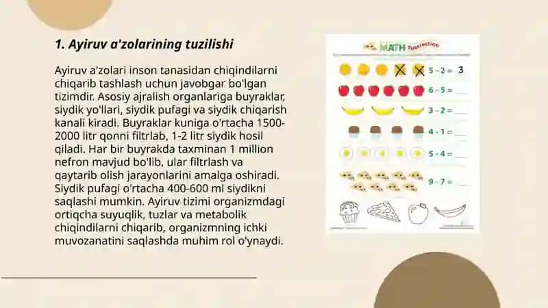 Ayiruv oʻrganlari 3