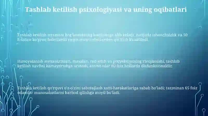 Faravonlik va yuksalish psixologiyasi 3