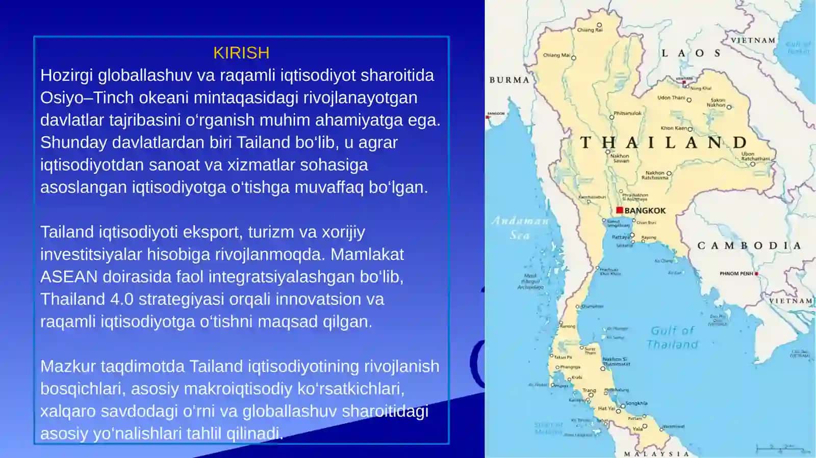 Tailand iqtisodiyotining tarixiy shakllanishi 3