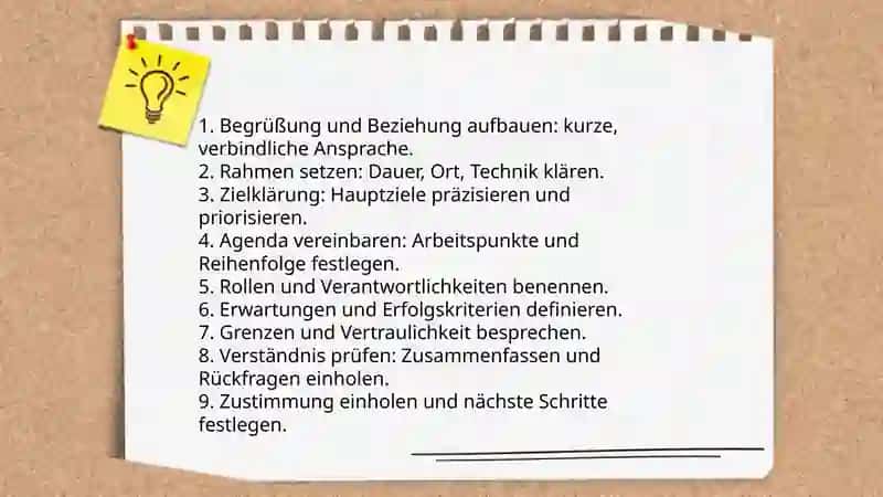 Gesprächstrukturierung und Verständnissicherung 3