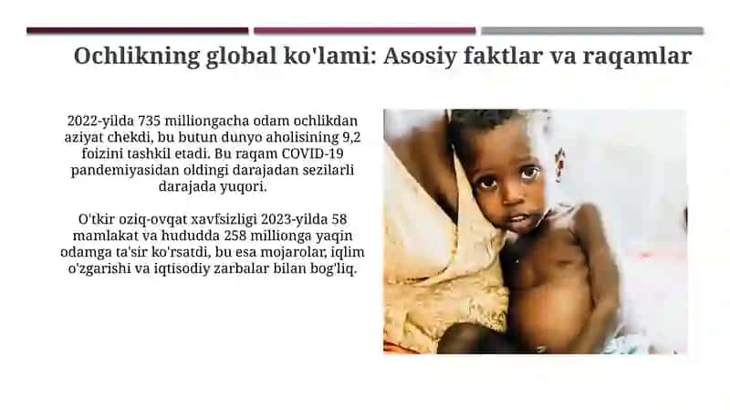 Ochlikning global muammolari 3