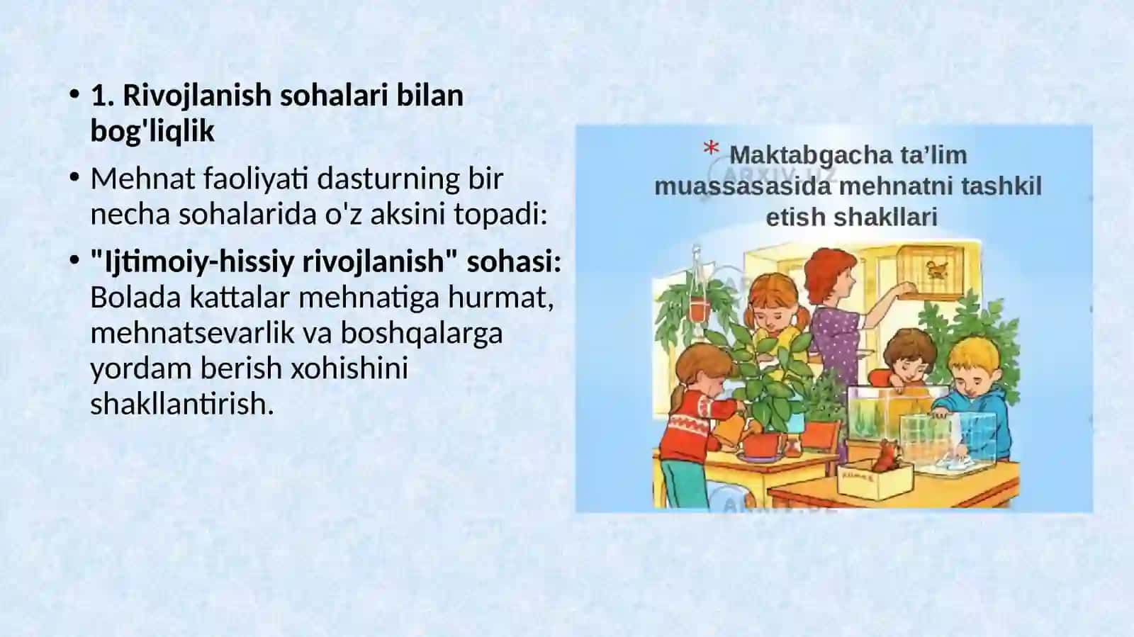 Kattaguruh bolalarini tabiatda mehnatlarinitashkiletish 3
