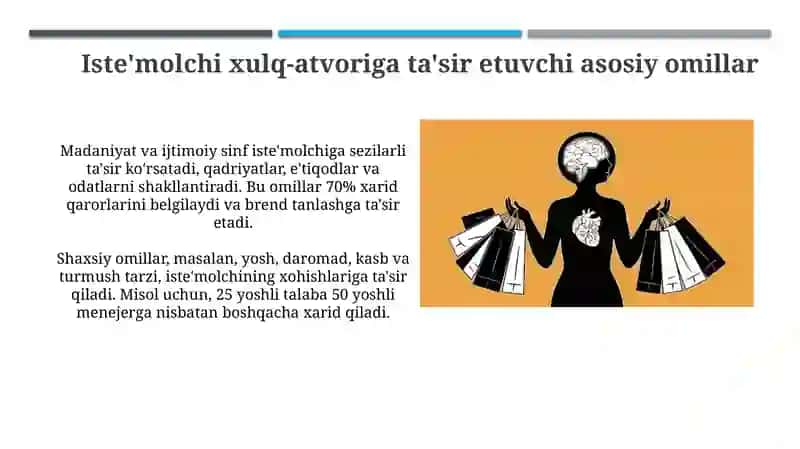 Isteʼmolchilar xulq atvori 3