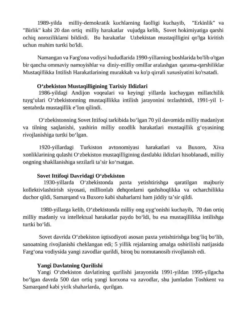 Iqtisodiy Islohotlar 3