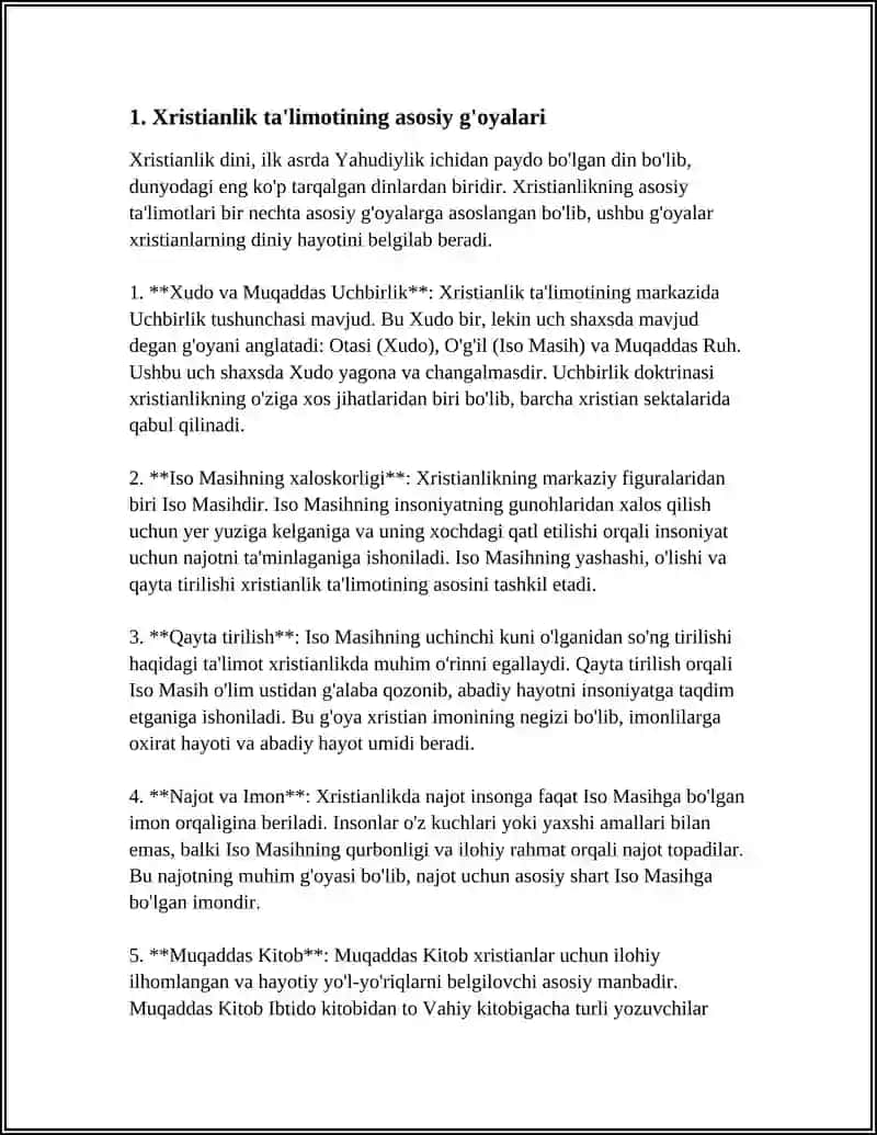 XIRISTIANLIK DINI 3