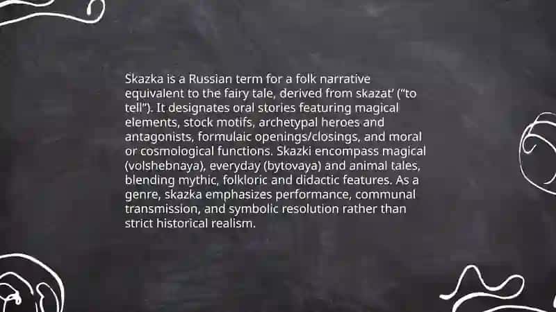 Что такое сказка 3