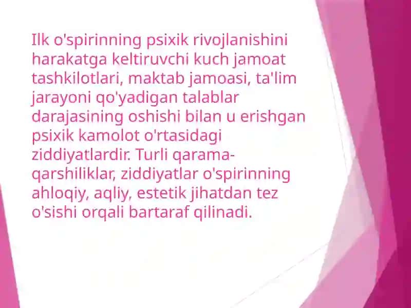 O'SPIRINLIK DAVRI VA O'SPIRINLIK DAVRIDA KASB TANLASH 3