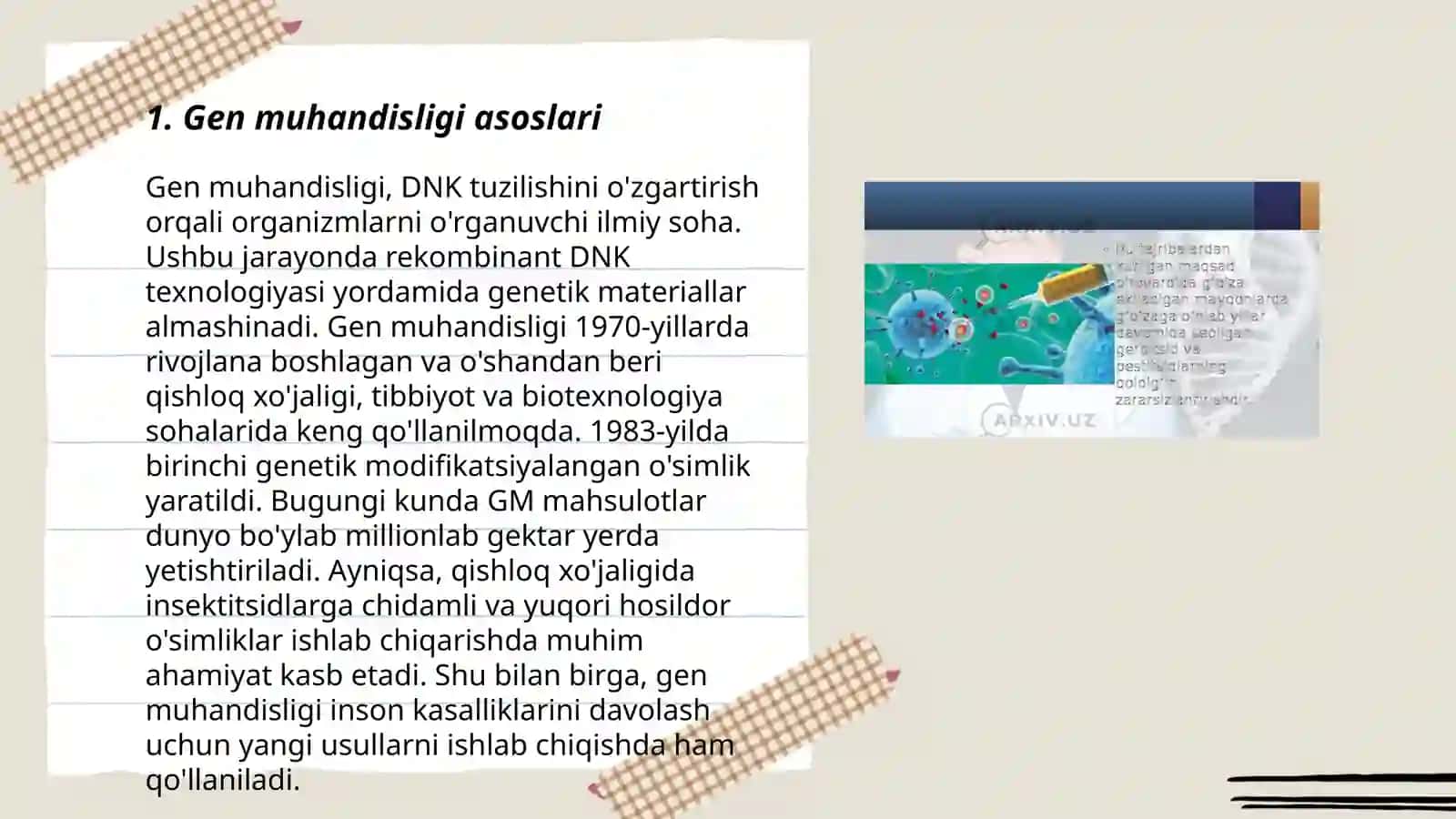 Mikroxirurgiya gen muhandisligi 3