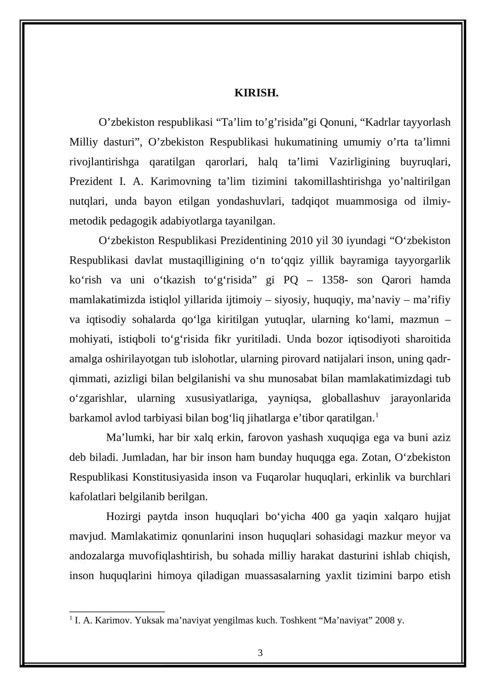 Hozirgi zamon ingliz tili strukturasida otlarda son kategoriyasi 3