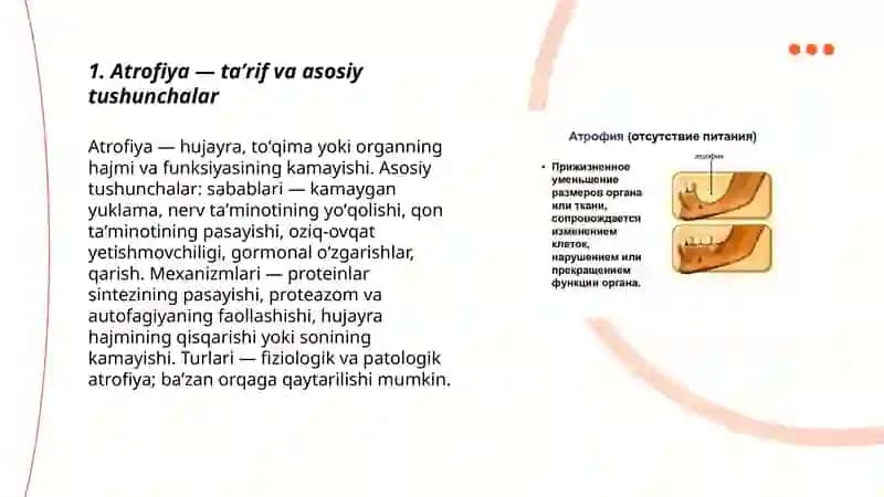 Atrofiya va uning turlari 3