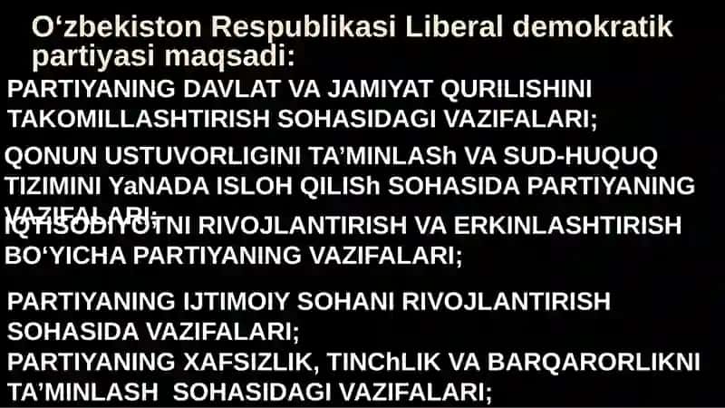 O'zbekiston Respublikasi Liberal demokratik partiyasi 3
