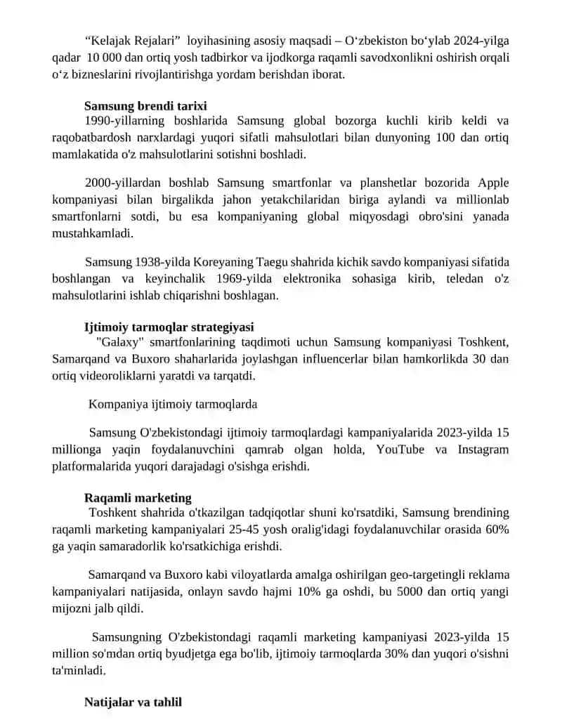 Samsung brendi kampaniyasi 3