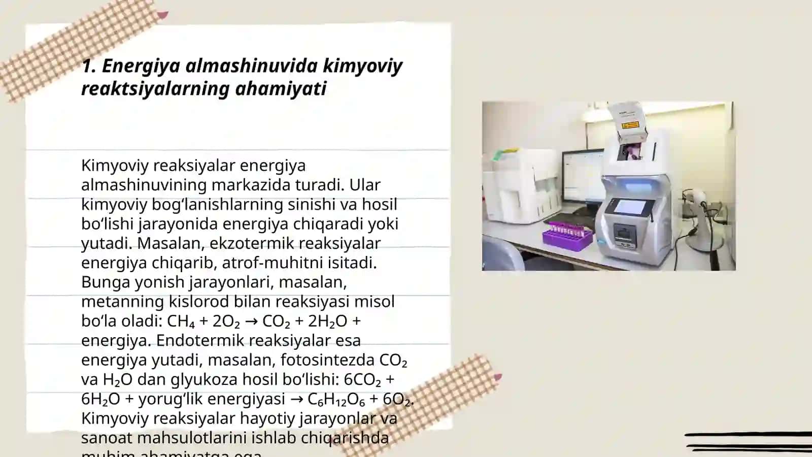 Tibbiykimyo energiya almashinuvning inson hayotidagi o'rni 3