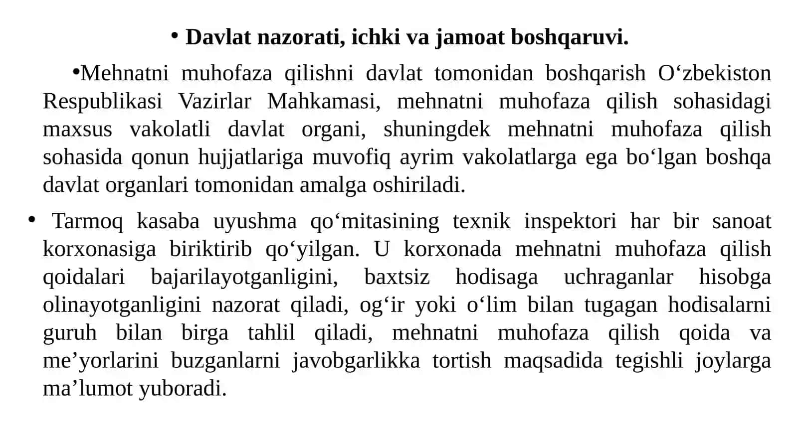 Sanoatkorxonalarida xavfsizlikni ta’minlash 3