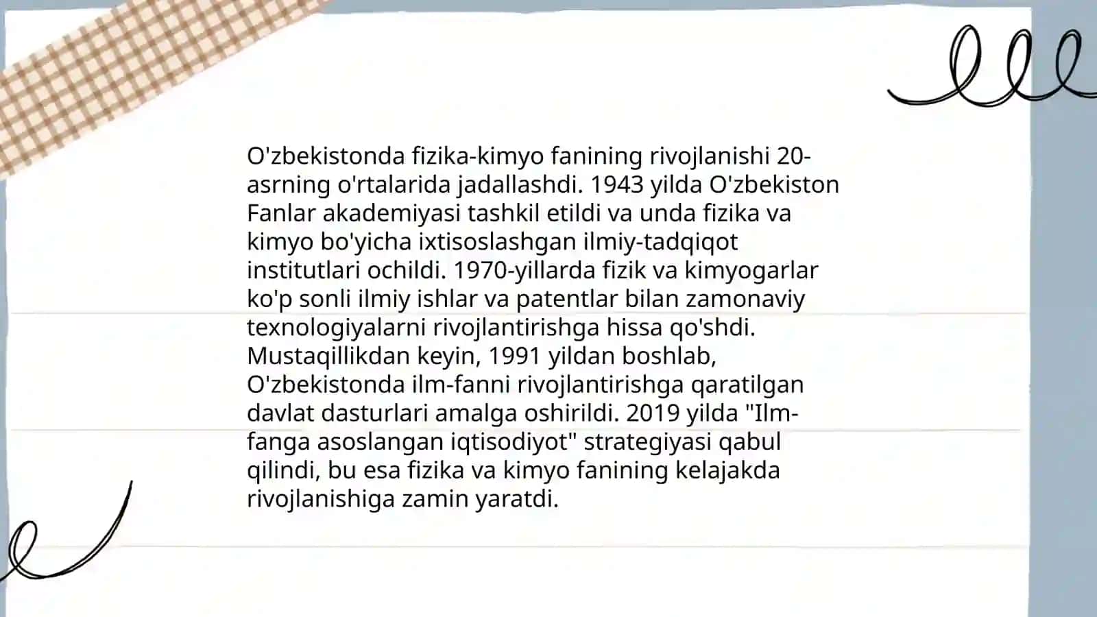 O'zbekistonda fizika-kimyo fanining rivojlanishi 3