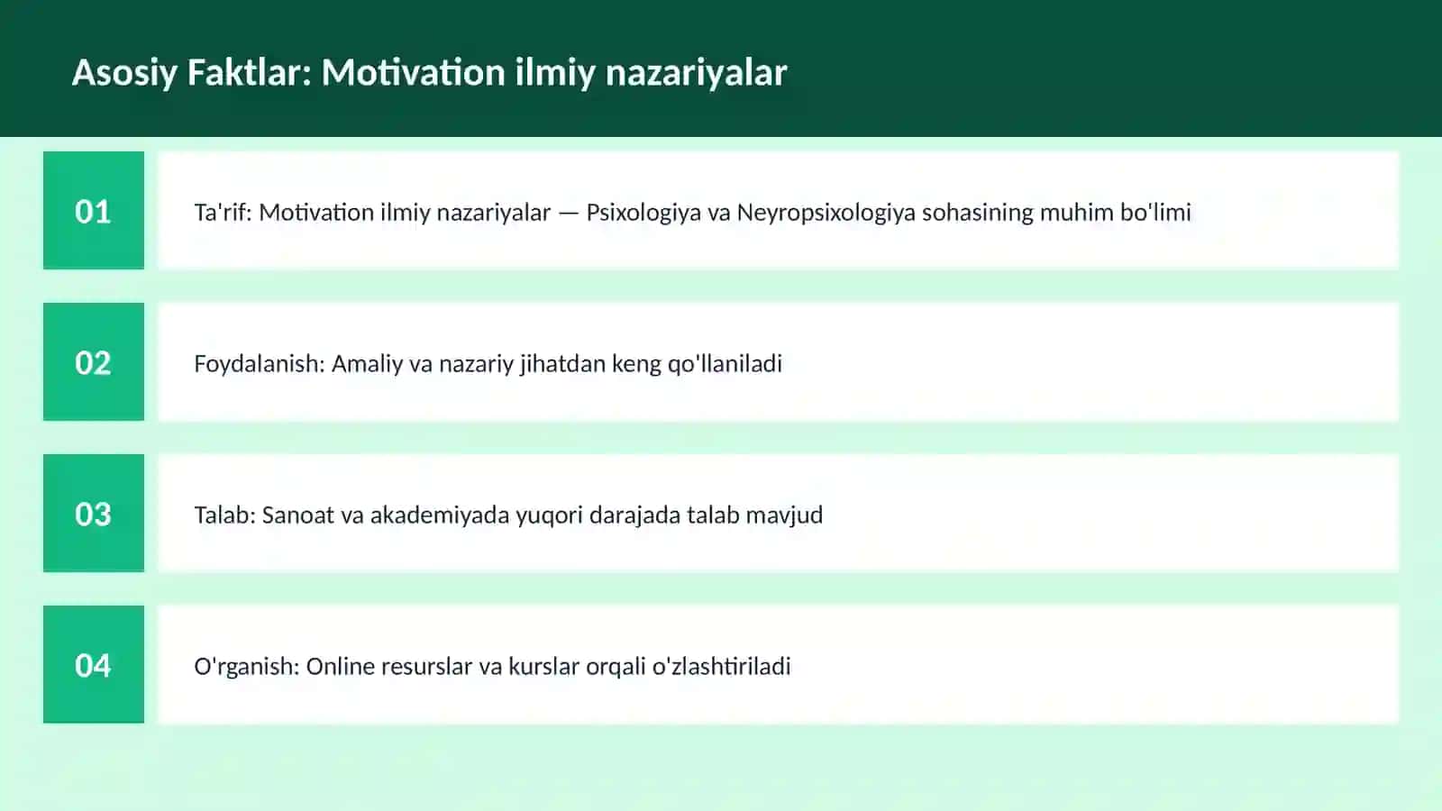 Motivation ilmiy nazariyalar 3