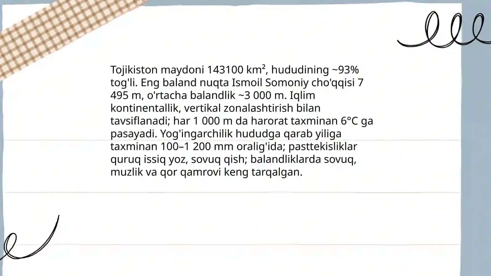 Yillik harorat rejimi va mavsumiy o'zgarishlar 3