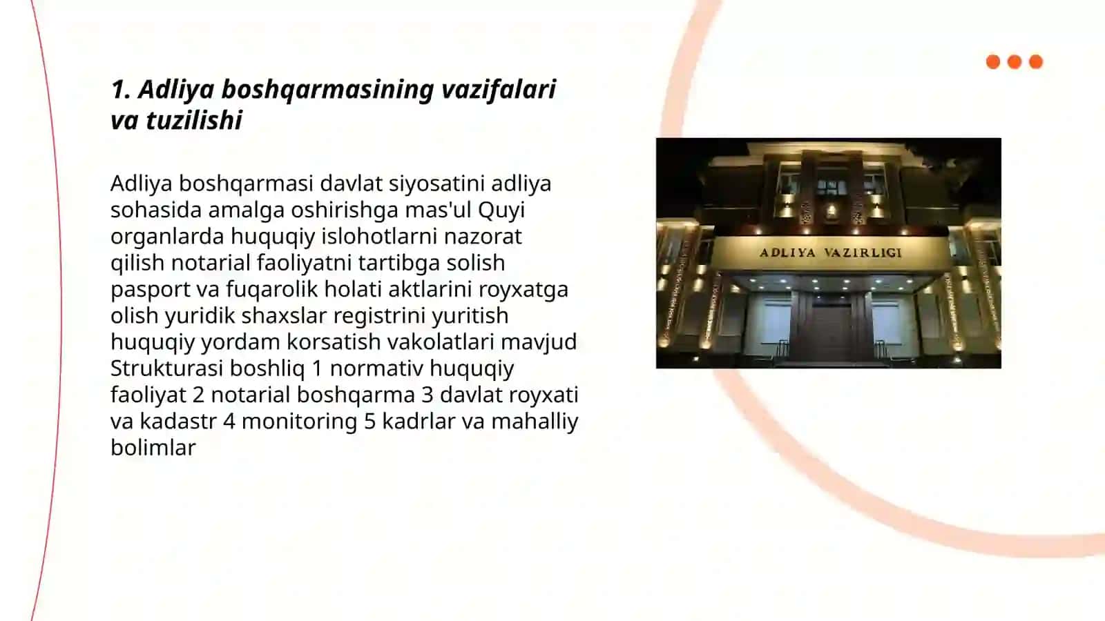 Adliya sohasida davlat boshqaruvi 3