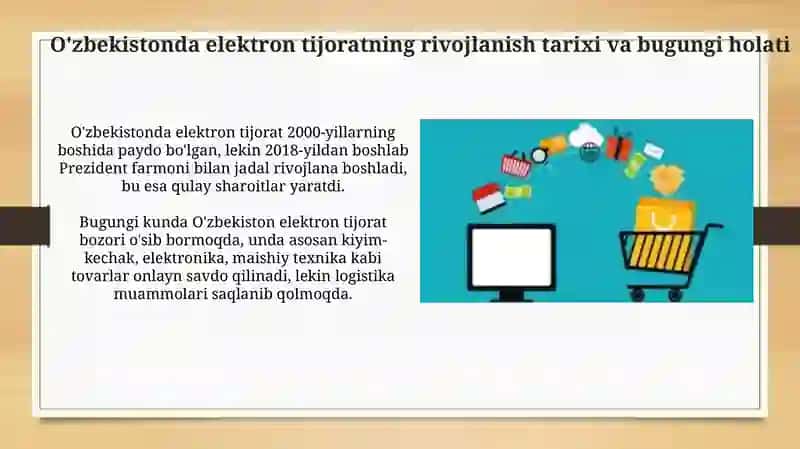 Elektron tijoratning rivojlanish holati 3