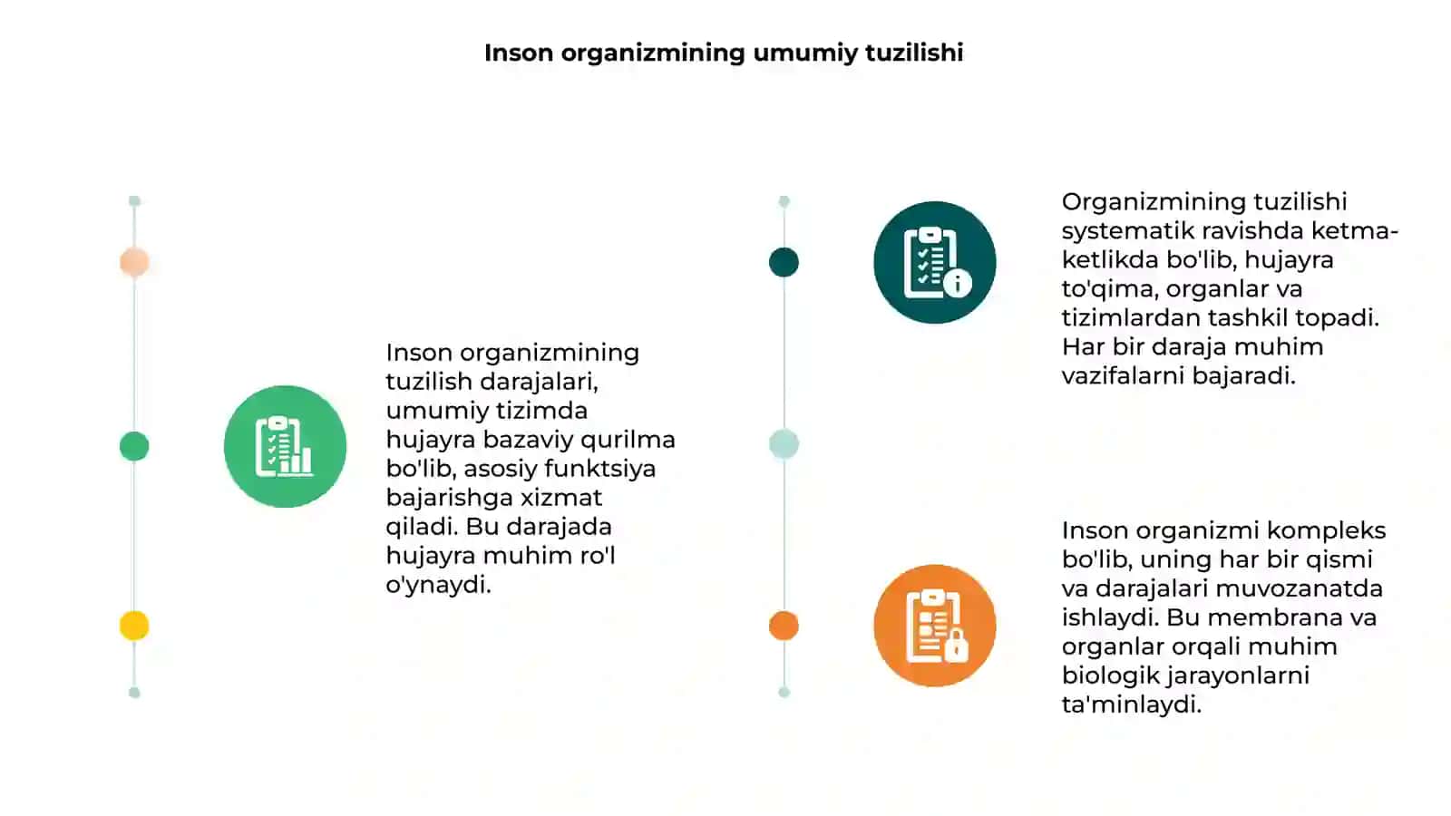 Inson organizmining tuzilish darajalari 3
