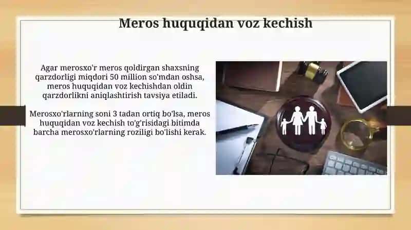 Meros va vorislik huquqi 3
