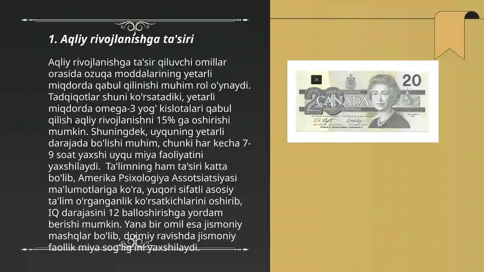 Aqliy rivojlanishga ta'siri 3