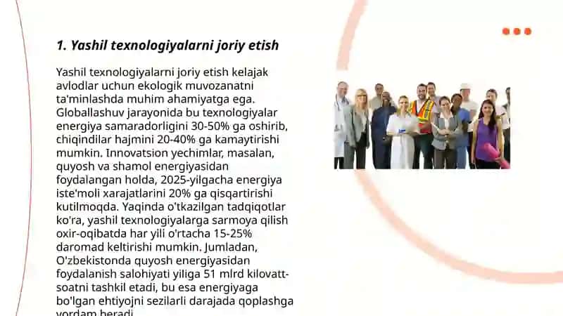 Yashil ishlab chiqarish va yashil kasblar inezantatsiyasi 3