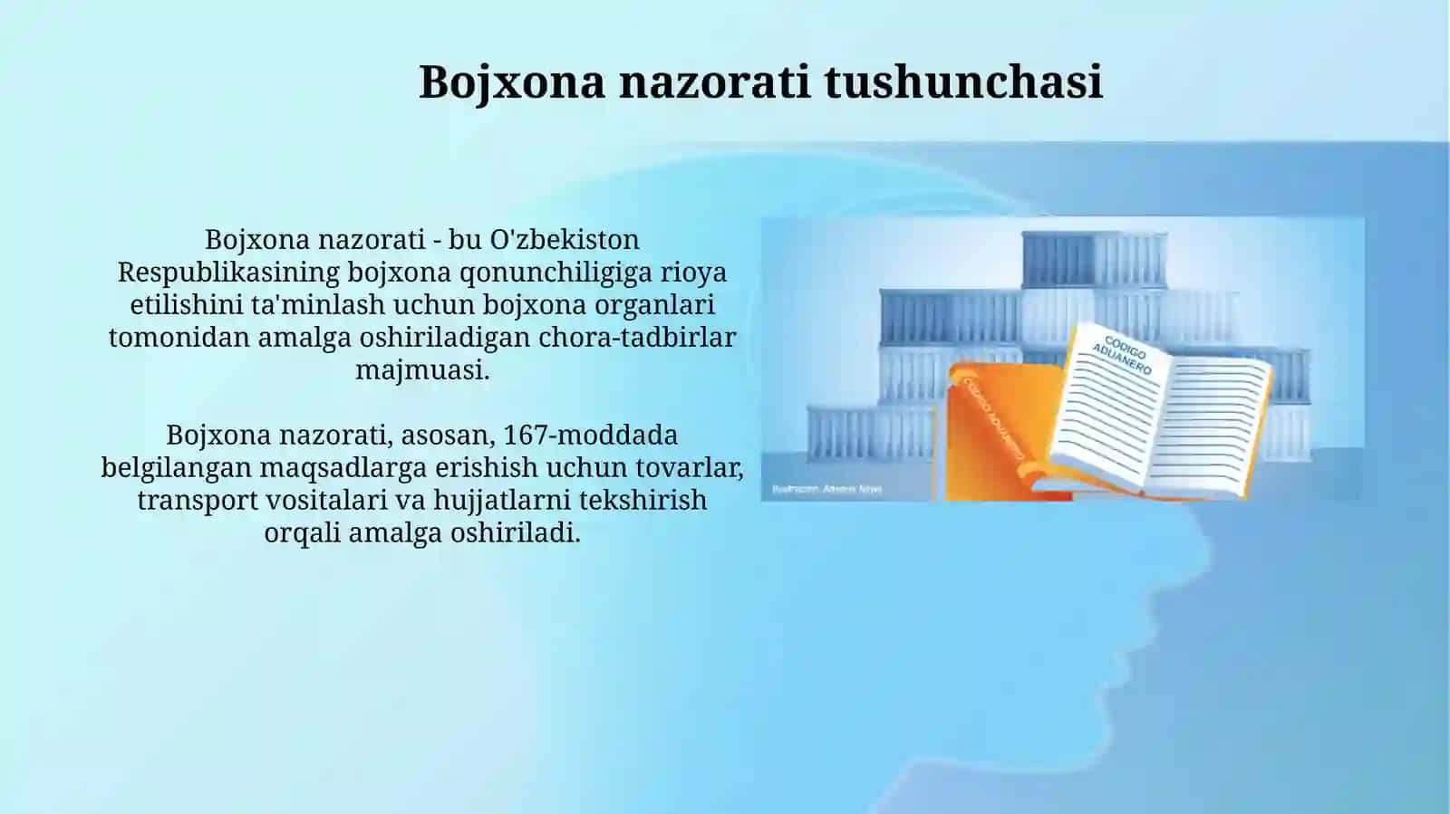 Bojxona nazorati tushunchasi 3