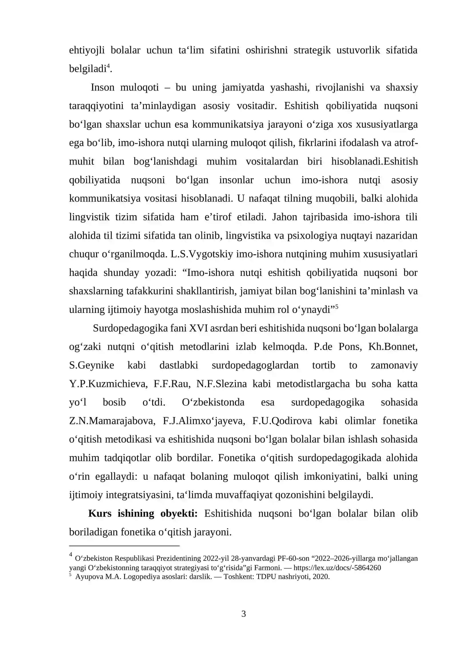SURDOPEDAGOGIKADA FONETIKA OʻQITISHNING NAZARIY ASOSLARI 3