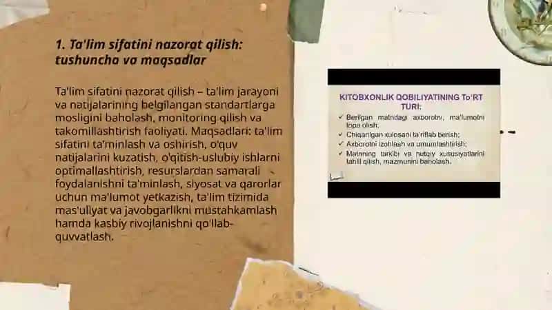 Ta'lim sifatini nazorat qilish 3