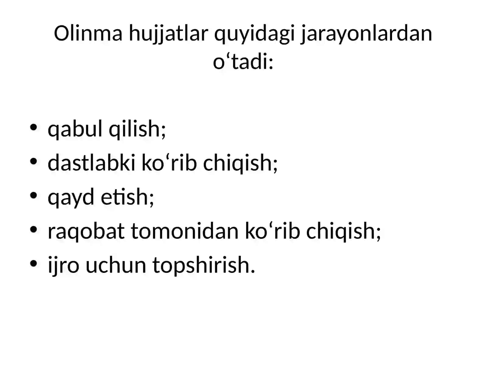 Hujjatlarni sistemaga keltirish va saqlash 3