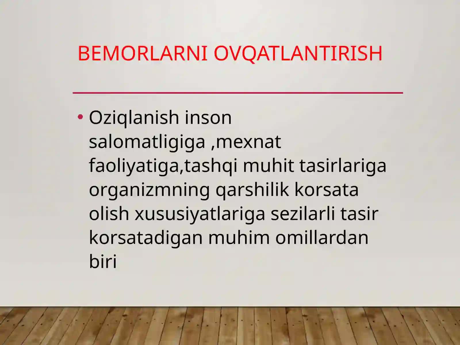 Bemorlarniovqatlantirish.Parhezstollari 3