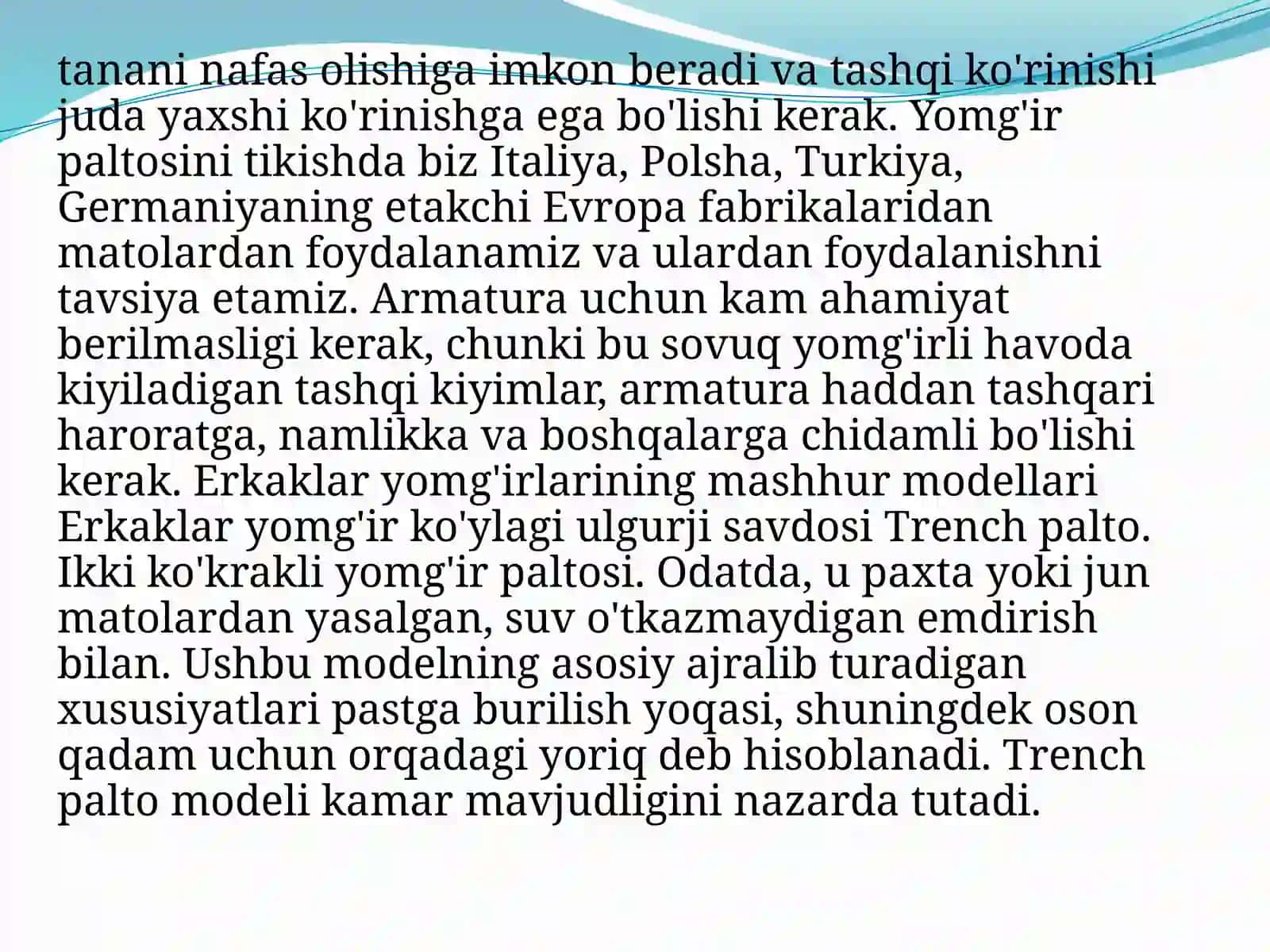 Yomg'ir Paltosi 3