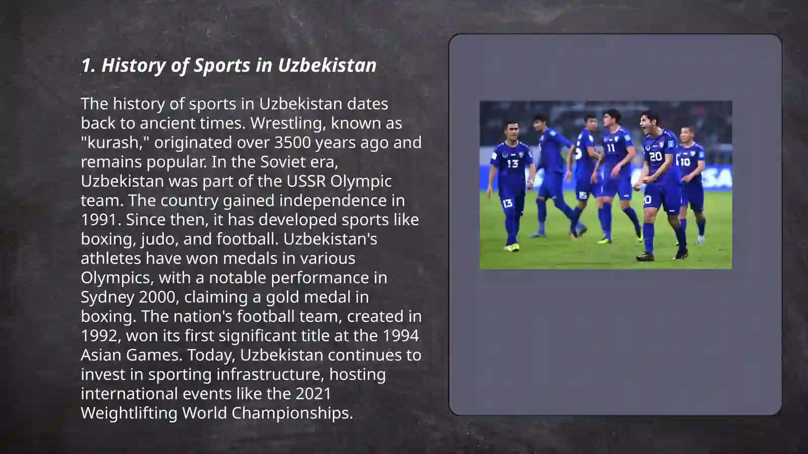 Sport in Uzbekistan 3