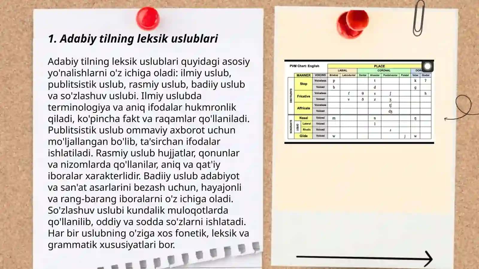 Adabiy til uslublari leksik va Fonetik uslubiyati 3