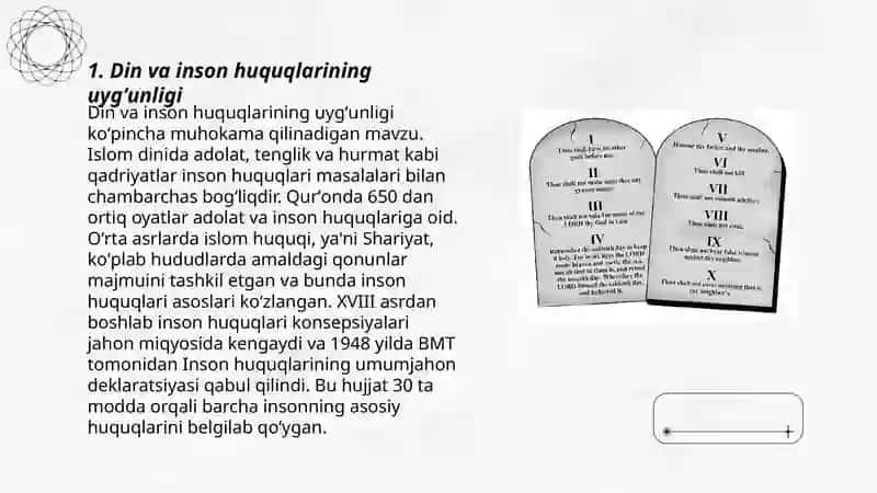 Din va inson huquqlarining uygʻunligi 3