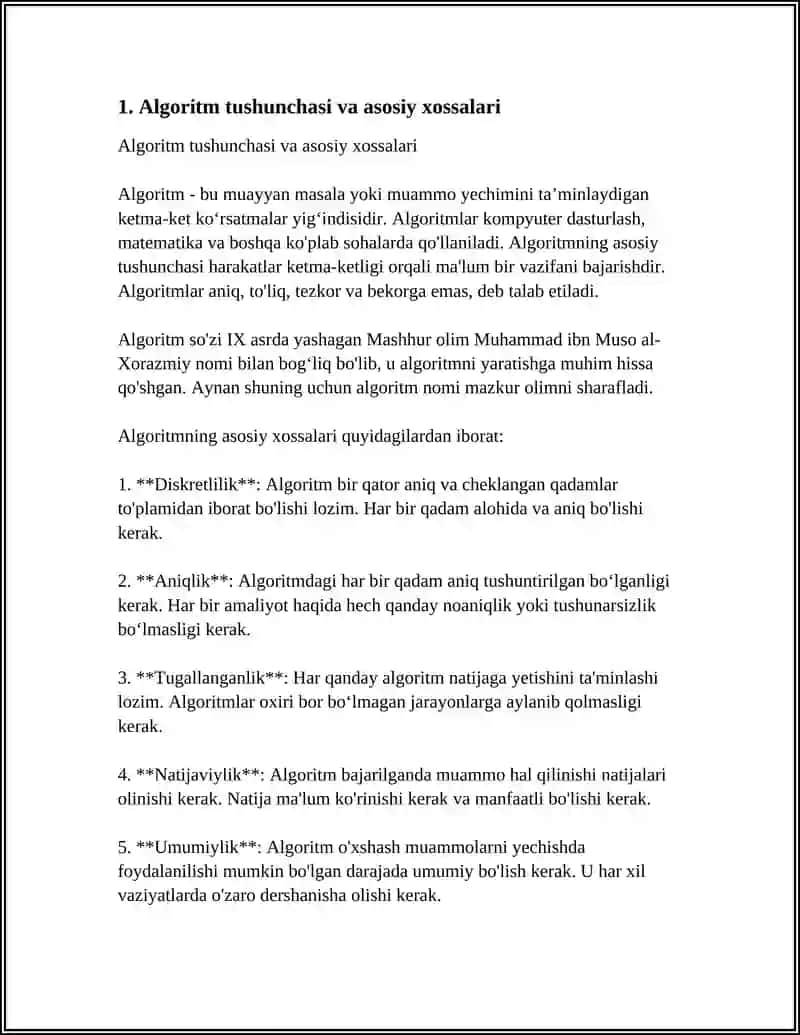 ALGORITMLASHTIRISH VA DASTURLASH ASOSLARI 11 3