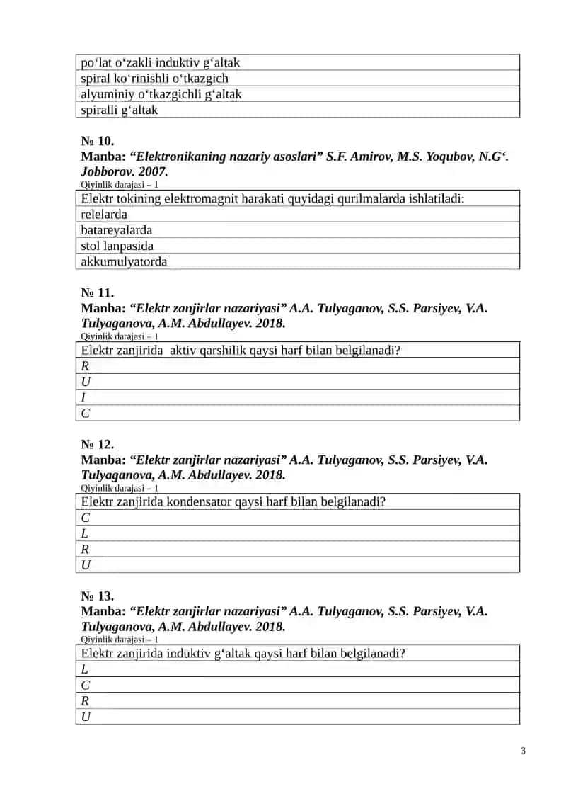 Elektronika va sxemalar 1 3