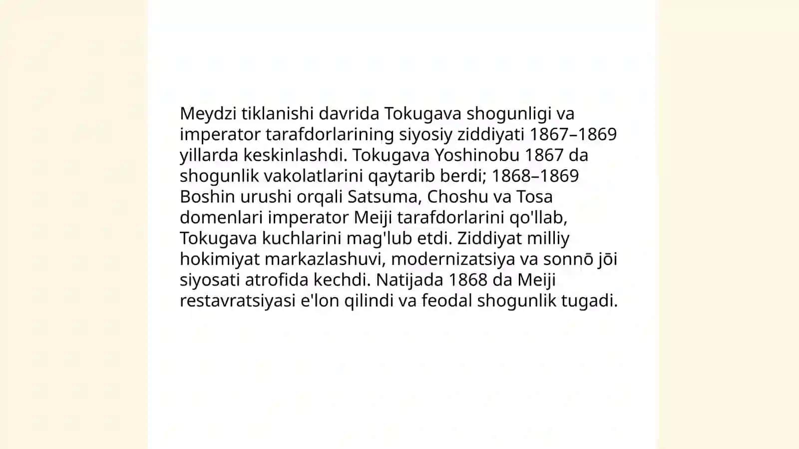 Meydzi tiklanishi "Meydzi isin" davrida siyosiy kurash 3