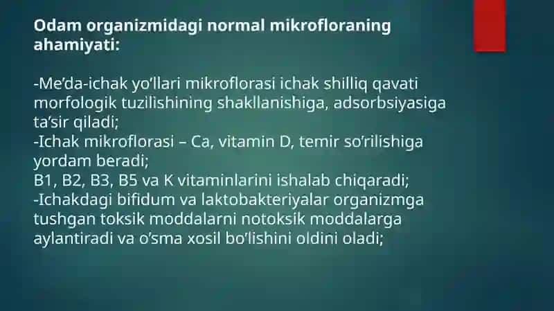 Odam normal mikroflorasi, tekshirish usullari 3