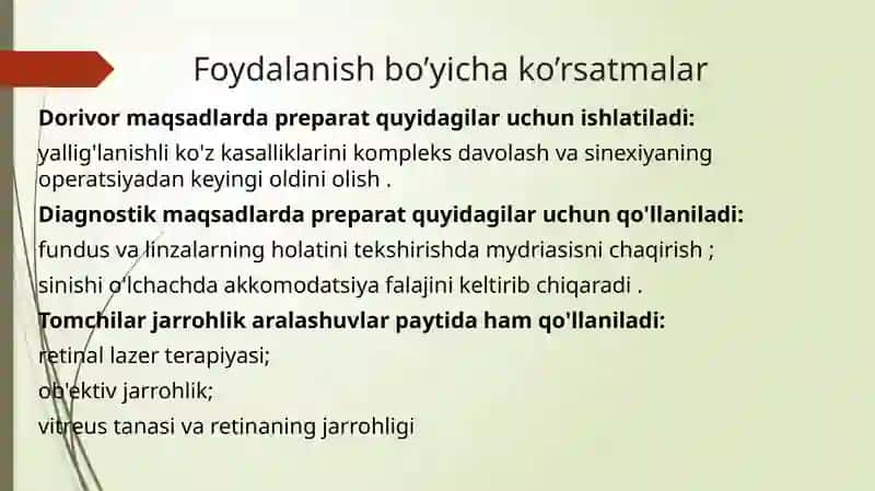 Tropikamid 3