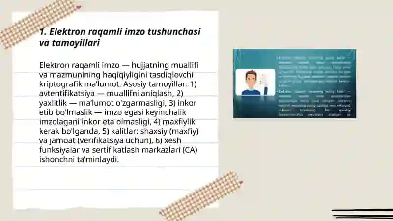 Elektron raqamli imzo va undan foydalanish 3