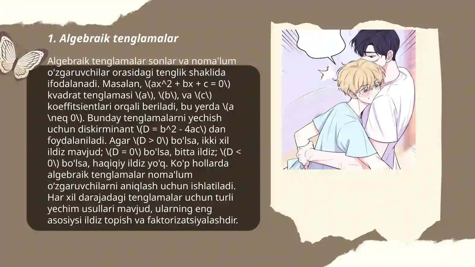 Tipik masalalar bilan ishlash metodikasi 3