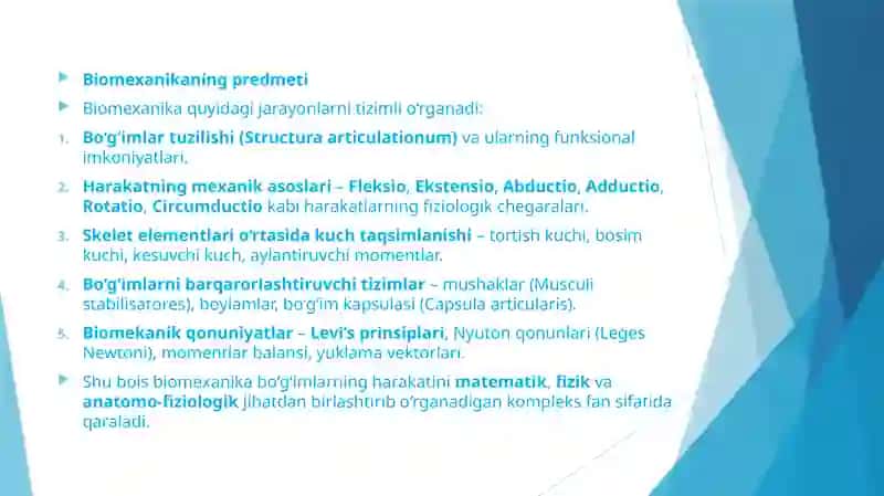Bo’g’imlarning Biomexanikasi 3
